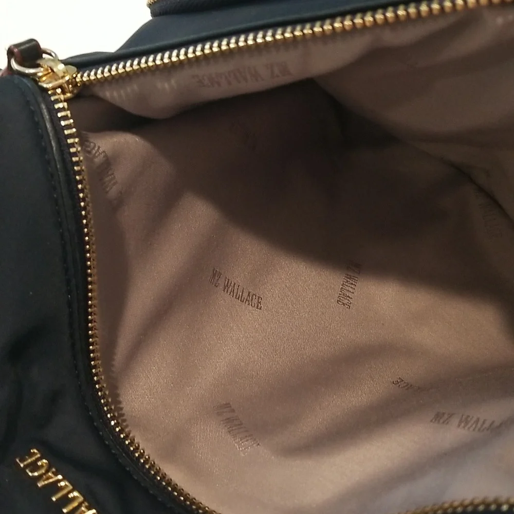 MZ Wallace Dawn Blue / Gold Hardware Downtown Crosby Hobo/Cross…